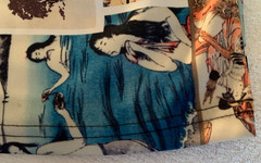 Fresh Prints Of Tokyo By Drill Clothing Co. Polyester Size: LARGE Japanese Print