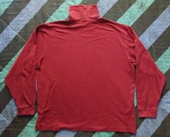 L.L. Bean Long Sleeve Turtle Neck Shirt Men’s Large Burgundy