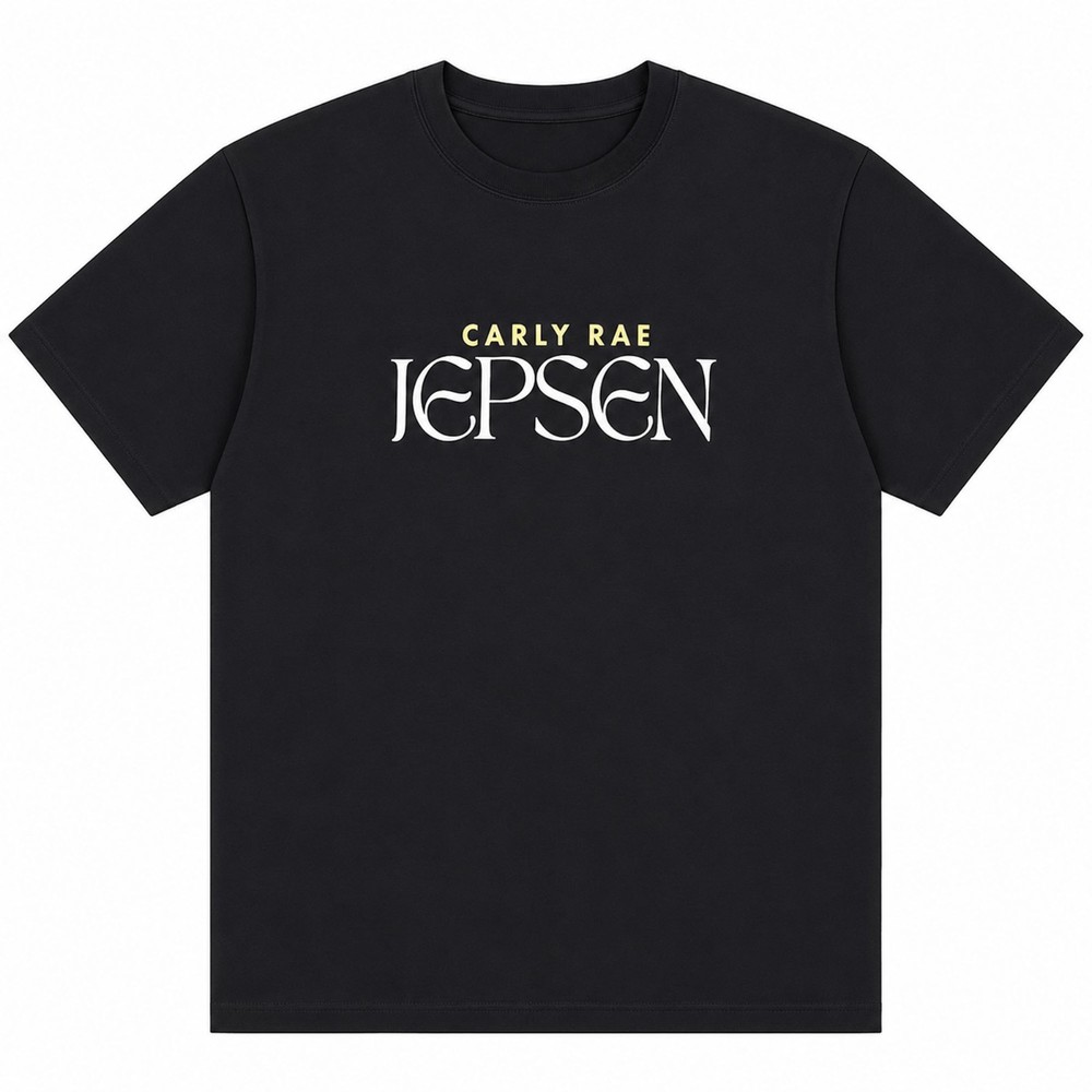 Carly Rae Jepsen The Loveliest Time Tour Concert T Shirt Size L Album Black S-5X