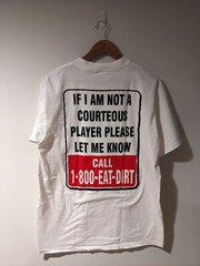 Vintage 90s Utopia Sport If I Am Not a Courteous Player White Large T-Shirt
