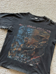 Vintage 90s 2Pac Tupac All Eyes On Me Against The World Rap T Shirt Size XL Fade