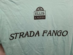 Ellis Cycles Strada Fango Adult Medium Cyan TShirt