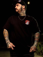 Sullen Men’s Loyal Till Death Standard T-shirt Praying Skeleton Hands Tattoo Tee