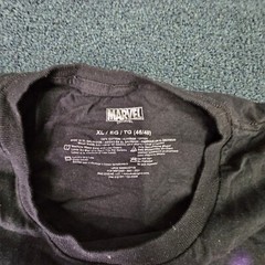 Marvel Venom Adult T-Shirt XL Black Eddie Brock Graphic Spiderman SS crew K1a