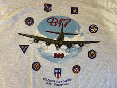 Vintage B-17 Flying Fortress Collings Foundation 909 Sz XL