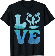 Aqua Aerobics Water Exercise LOVE Gift Unisex T-Shirt