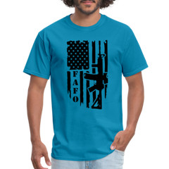 FAFO T-Shirt with AR15 & American Flag