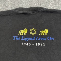 VINTAGE Bob Marley 1995 The Legend Lives On T-shirt Men XL 90s Single Stitch