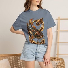 Stained Glass Espresso Meteor Catfish T-Shirt Graphic