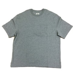 Duluth Trading Mens Short Sleeve Cotton Crew Neck Pocket Tee T Shirt, Grey