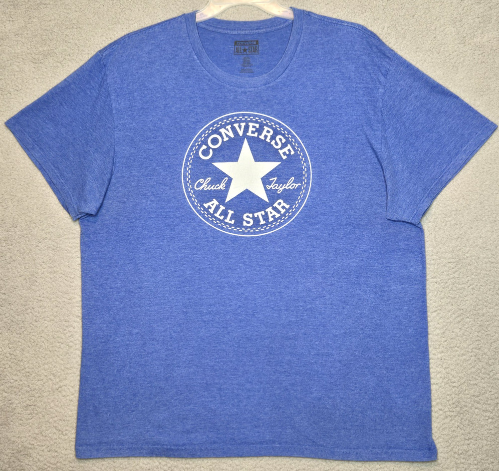 Converse Chuck Taylor All Stars Sneaker Logo T-Shirt – Blue – Men’s Adult 2XL