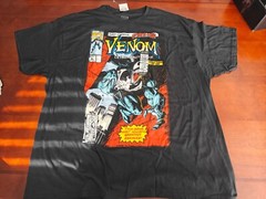 Hot Topic Venom Lethal Protector Comic Book Marvel Black T-shirt Men’s Size XL