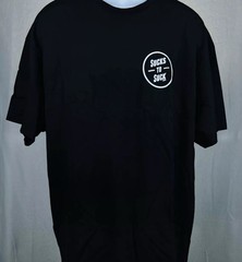 Men’s CLSC Graphic Print Logo Front and Back Sucks To Suck shirt Black Size 3xl