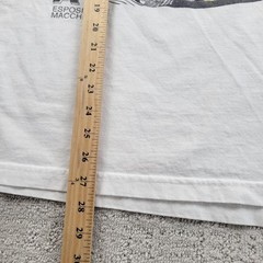 Vintage J. GALT Shirt Mens L White Italia 1977 Graphic Cars Long Sleeve 70s