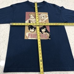 Vary Rare Fairy Tail Featuring Team Natsu Size Medium T-Shirt Blue Pre-Owned