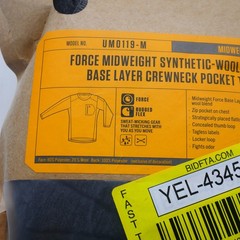 NEW Carhartt Men’s 3XL Base Layer Thermal Shirt Midweight Synthetic Wool Blend
