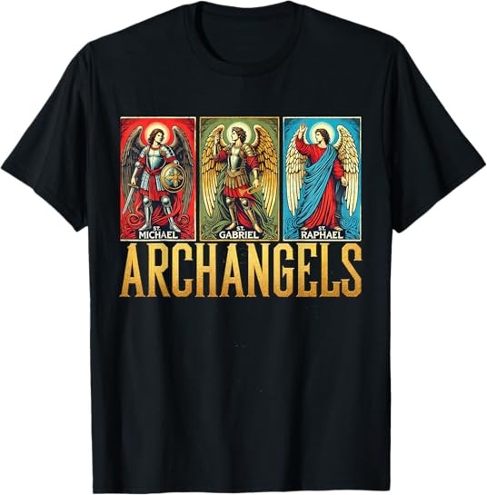 NEW LIMITED Saint Michael Catholic Archangels Biblical Design Best T-Shirt S-3XL