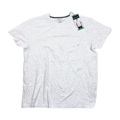 Kenneth Cole New York Organic Cotton SS Tee Slim Fit Light Gray Men’s XL Tshirt
