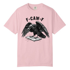 F CAW F Raven T Shirt Design, Comfort Colors T Shirt, Unisex Streetwear Tee
