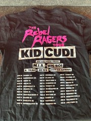 Kid Cudi “The Rebel Rangers” Tour T-shirt – Small – Brand New