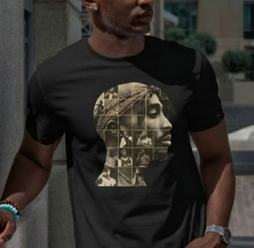 TUPAC CUSTOM DESIGN – T-Shirt Size S-5X