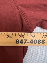 Land’s End Super T Men’s 2XL Burgundy Long Length Outdoors Casual Work Layering