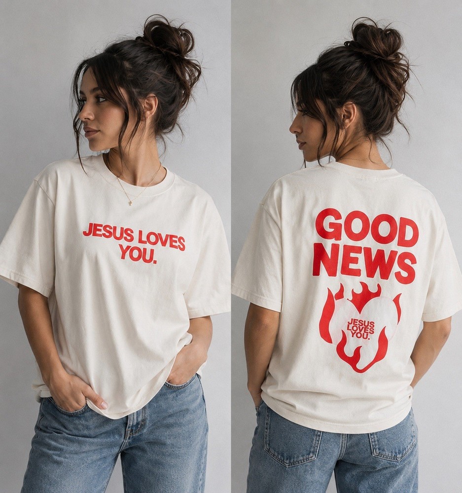 Jesus Loves You White T-Shirt