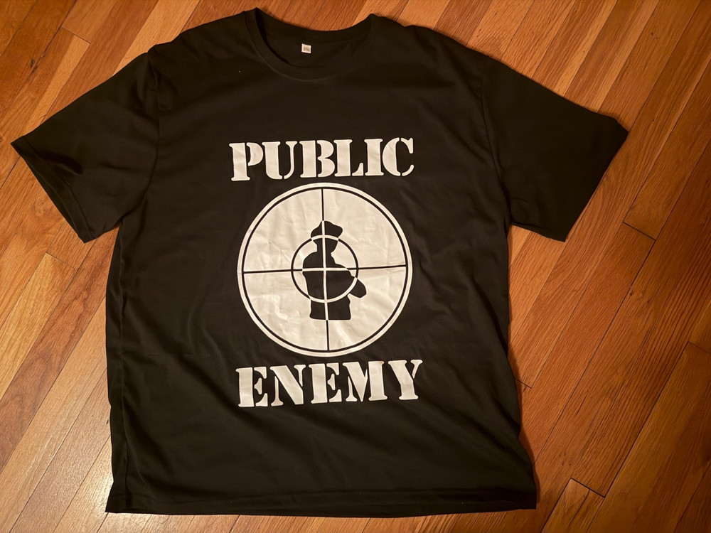 public enemy t shirt classic cop target logo 2 xl