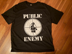 public enemy t shirt classic cop target logo 2 xl