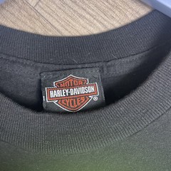 Harley Davidson Hampshire United Kingdom Black Graphic Print T Shirt Size Small