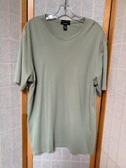 ALFANI Men’s Size XL Green S. Sleeve Dress T-Shirt-100% Pima Cotton
