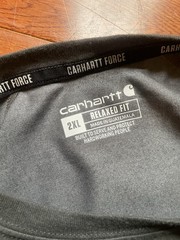 Carhartt Mens Force Relaxed Fit Midweight Short-Sleeve Pocket T-Shirt Carbon XXL