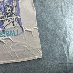 Vintage Queen City Volleyball Shirt Mens Large Graphic Sports Jerzees 90s Tee
