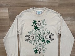 Online Ceramics Frog Mandala Long Sleeve Shirt SMALL Men’s Adult Designer *FLAW