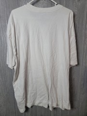 The NORTH face White Short Sleeve Mens Shirt With An Embroidered Logo. Cotton.