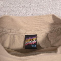 Dash Clothing Shirt Mens Large Beige Kenya Embroidered Graphic Tee Africa Travel