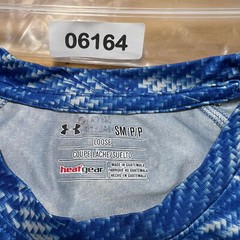 Under Armour Heatgear Loose Fit Men’s Size S Blue Camouflage Crew-Neck T-Shirt