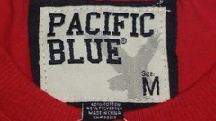 Pacific Blue Men Size M Red Short Sleeve T Shirt Eagle With Tags