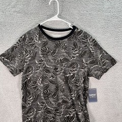 Trademark Company 81 Shirt Adult Medium Gray Black Preppy Casual Aloha Beach