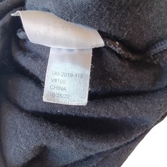 Unbound Merino Men’s Black 100% Merino Wool V-Neck T-Shirt Size L