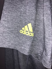 Men’s Adidas Ultimate Tee “No Pressure, No Diamonds” Gray Shirt XL