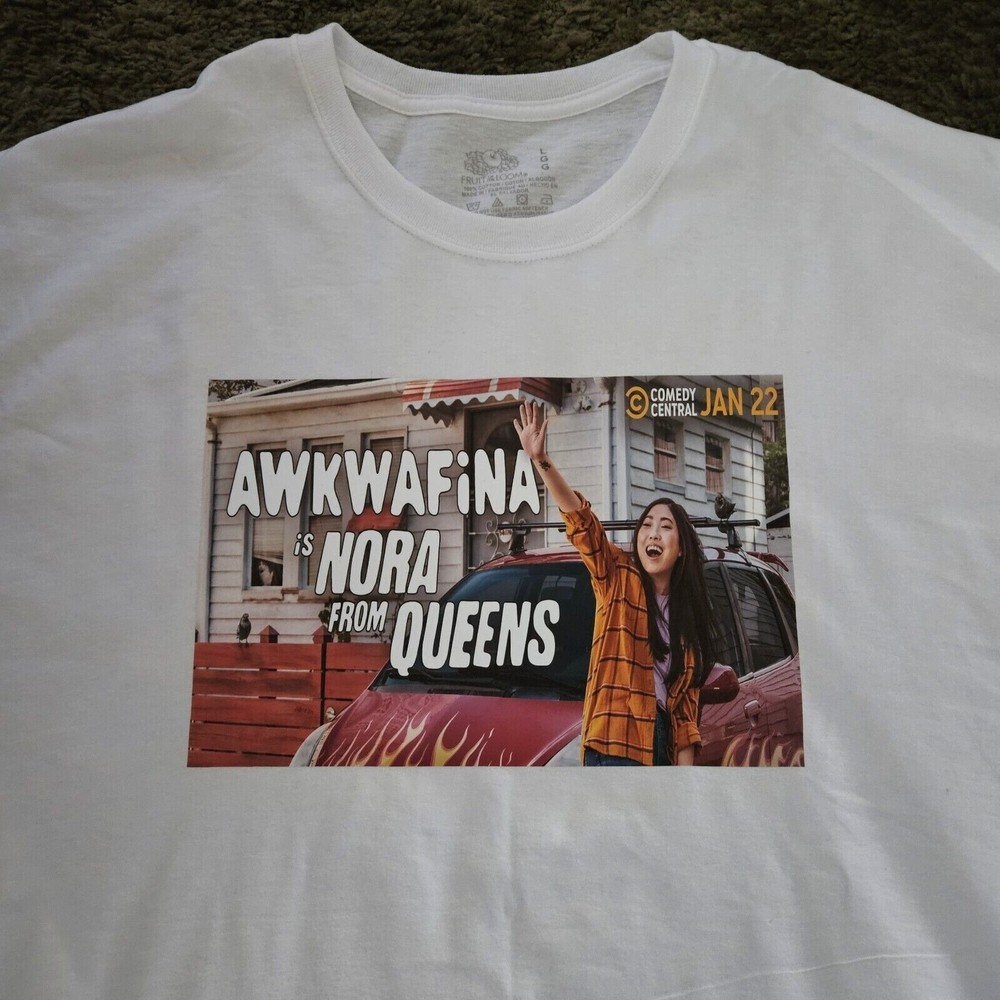 Free Same Day Shipping Awkwafina Is Nora From Queens Shirt S-XL