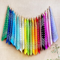 Tergy 30PCS Bandanas Unisex Paisley Bandanas Bulk Multi-Purpose Headband Cowb…