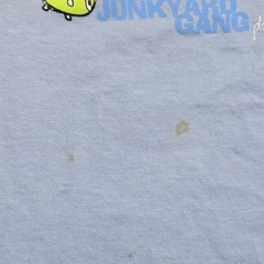 Y2K Vintage PLATINUM FUBU Fat Albert & Junk Yard Gang Blue Shirt Mens 2XL