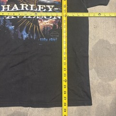 Vtg 1999 Harley Davidson Eagle Soaring Savannah Georgia T-Shirt Large USA Made