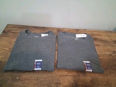 Mens George Size Small 34-36 Crew Neck Short Sleeve Lot Of 2 TSHIRTS NWT