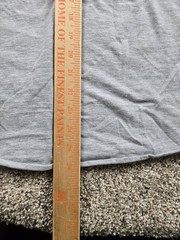 Facebook Shirt Mens XL Gray Blue Raglan 3/4 Sleeve Baseball Tee Logo LAT