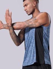 5 Pack Dry Fit Sleeveless Muscle Shirts for Men, Athletic Tank Tops for Worko…