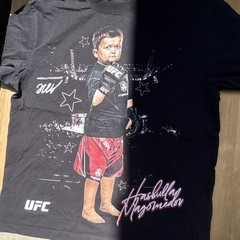 UFC Hasbulla Magomedov Shirt Mens Small Black MMA Graphic Tee Vs Everybody