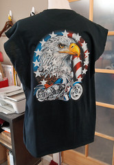 AMERICAN CHOPPER Sleeveless T-SHIRT EAGLE MOTORCYCLE TEE Freedom Biker Sexy